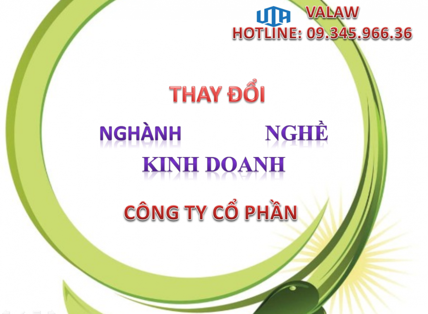 THỦ TỤC THAY ĐỔI NGÀNH NGHỀ KINH DOANH CỦA CÔNG TY CỔ PHẦN